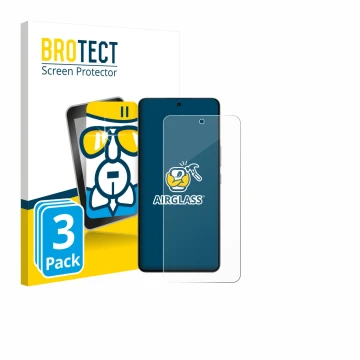 Vorderseite einer Produktverpackung mit dem Markenlogo BROTECT. Daneben ist das Gerät Oppo K13 Turbo Pro mit dem zugehörigen D
