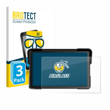 Vorderseite einer Produktverpackung mit dem Markenlogo BROTECT. Daneben ist das Gerät NFOIEIS Basico 7