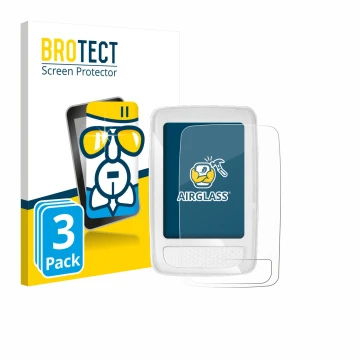 Vorderseite einer Produktverpackung mit dem Markenlogo BROTECT. Daneben ist das Gerät Giant Axact 14W mit dem zugehörigen Disp