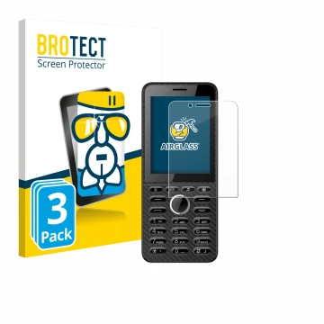 Vorderseite einer Produktverpackung mit dem Markenlogo BROTECT. Daneben ist das Gerät Energizer E288S mit dem zugehörigen Disp