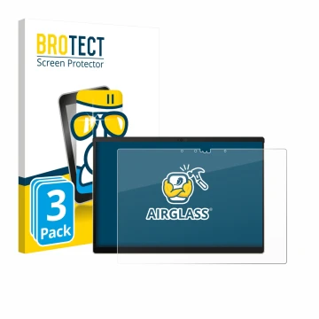 Vorderseite einer Produktverpackung mit dem Markenlogo BROTECT. Daneben ist das Gerät ASUS ROG Flow Z13-KJP 2026 mit dem zugeh