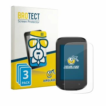 Vorderseite einer Produktverpackung mit dem Markenlogo BROTECT. Daneben ist das Gerät igpsport BSC100MAX mit dem zugehörigen D