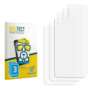 Vorderseite einer Produktverpackung mit dem Markenlogo BROTECT. Daneben ist der zugehörige Displayschutz.