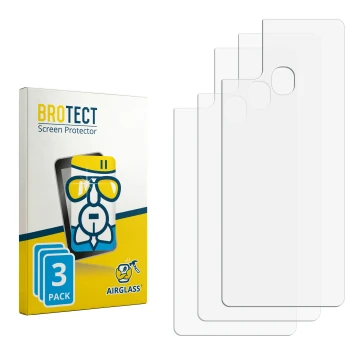 Vorderseite einer Produktverpackung mit dem Markenlogo BROTECT. Daneben ist der zugehörige Displayschutz.