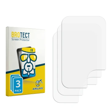 Vorderseite einer Produktverpackung mit dem Markenlogo BROTECT. Daneben ist der zugehörige Displayschutz.