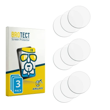 Vorderseite einer Produktverpackung mit dem Markenlogo BROTECT. Daneben ist der zugehörige Displayschutz.