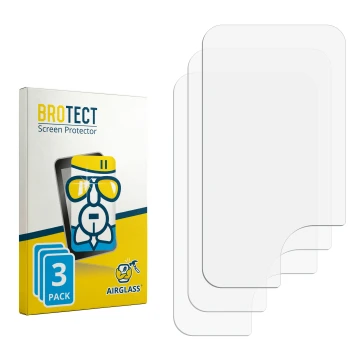 Vorderseite einer Produktverpackung mit dem Markenlogo BROTECT. Daneben ist der zugehörige Displayschutz.