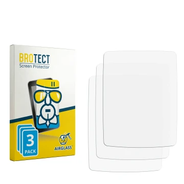Vorderseite einer Produktverpackung mit dem Markenlogo BROTECT. Daneben ist der zugehörige Displayschutz.