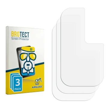 Vorderseite einer Produktverpackung mit dem Markenlogo BROTECT. Daneben ist der zugehörige Displayschutz.