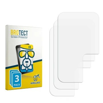 Vorderseite einer Produktverpackung mit dem Markenlogo BROTECT. Daneben ist der zugehörige Displayschutz.