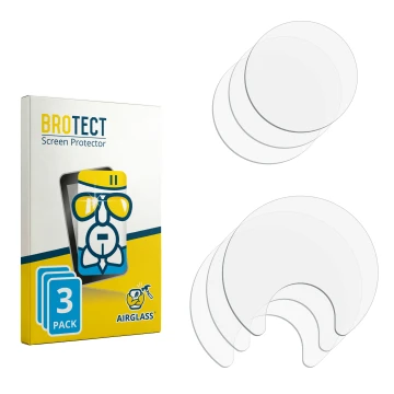 Vorderseite einer Produktverpackung mit dem Markenlogo BROTECT. Daneben ist der zugehörige Displayschutz.