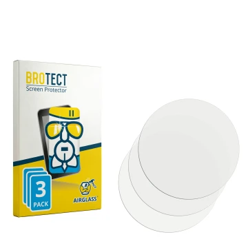 Vorderseite einer Produktverpackung mit dem Markenlogo BROTECT. Daneben ist der zugehörige Displayschutz.