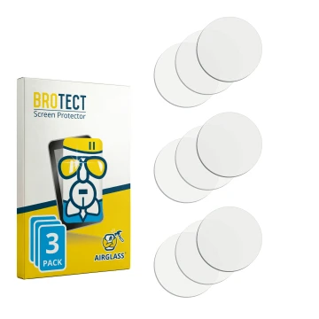 Vorderseite einer Produktverpackung mit dem Markenlogo BROTECT. Daneben ist der zugehörige Displayschutz.