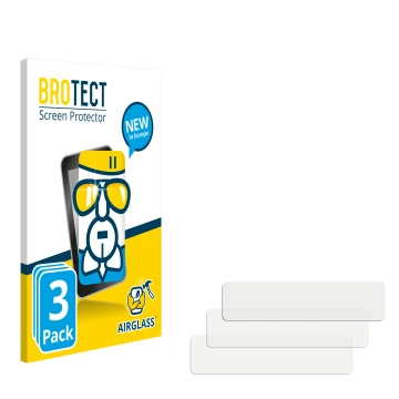 Vorderseite einer Produktverpackung mit dem Markenlogo BROTECT. Daneben ist der zugehörige Displayschutz.