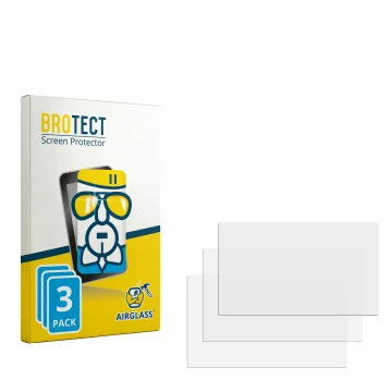 Vorderseite einer Produktverpackung mit dem Markenlogo BROTECT. Daneben ist der zugehörige Displayschutz.