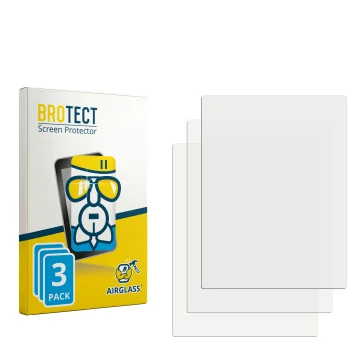 Vorderseite einer Produktverpackung mit dem Markenlogo BROTECT. Daneben ist der zugehörige Displayschutz.