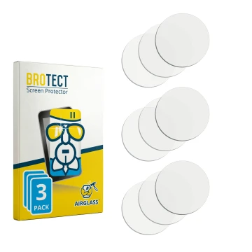 Vorderseite einer Produktverpackung mit dem Markenlogo BROTECT. Daneben ist der zugehörige Displayschutz.