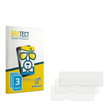 Vorderseite einer Produktverpackung mit dem Markenlogo BROTECT. Daneben ist der zugehörige Displayschutz.