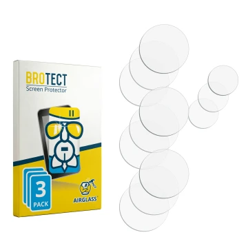 Vorderseite einer Produktverpackung mit dem Markenlogo BROTECT. Daneben ist der zugehörige Displayschutz.