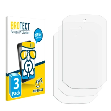 Vorderseite einer Produktverpackung mit dem Markenlogo BROTECT. Daneben ist der zugehörige Displayschutz.