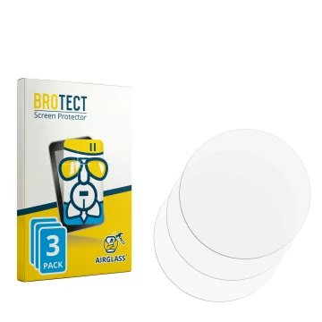 Vorderseite einer Produktverpackung mit dem Markenlogo BROTECT. Daneben ist der zugehörige Displayschutz.