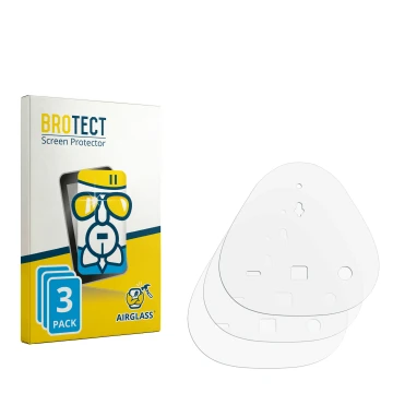 Vorderseite einer Produktverpackung mit dem Markenlogo BROTECT. Daneben ist der zugehörige Displayschutz.