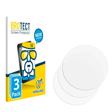 Vorderseite einer Produktverpackung mit dem Markenlogo BROTECT. Daneben ist der zugehörige Displayschutz.