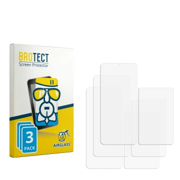 Vorderseite einer Produktverpackung mit dem Markenlogo BROTECT. Daneben ist der zugehörige Displayschutz.