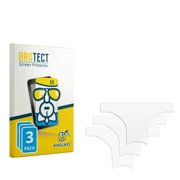 Vorderseite einer Produktverpackung mit dem Markenlogo BROTECT. Daneben ist der zugehörige Displayschutz.