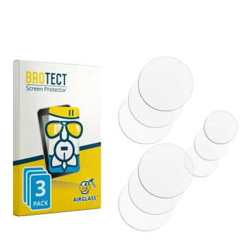 Vorderseite einer Produktverpackung mit dem Markenlogo BROTECT. Daneben ist der zugehörige Displayschutz.