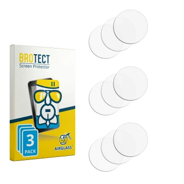 Vorderseite einer Produktverpackung mit dem Markenlogo BROTECT. Daneben ist der zugehörige Displayschutz.