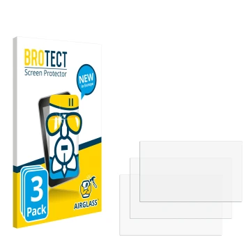 Vorderseite einer Produktverpackung mit dem Markenlogo BROTECT. Daneben ist der zugehörige Displayschutz.