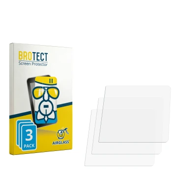 Vorderseite einer Produktverpackung mit dem Markenlogo BROTECT. Daneben ist der zugehörige Displayschutz.
