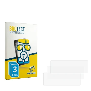 Vorderseite einer Produktverpackung mit dem Markenlogo BROTECT. Daneben ist der zugehörige Displayschutz.