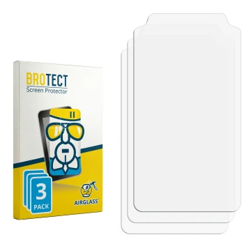 Vorderseite einer Produktverpackung mit dem Markenlogo BROTECT. Daneben ist der zugehörige Displayschutz.