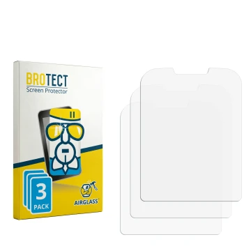 Vorderseite einer Produktverpackung mit dem Markenlogo BROTECT. Daneben ist der zugehörige Displayschutz.