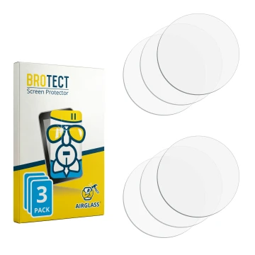 Vorderseite einer Produktverpackung mit dem Markenlogo BROTECT. Daneben ist der zugehörige Displayschutz.