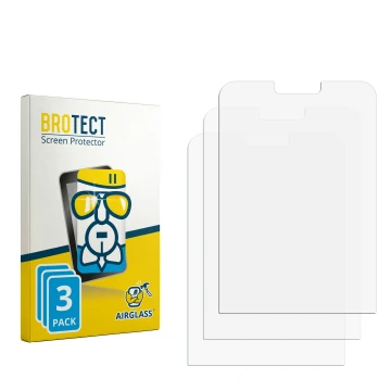 Vorderseite einer Produktverpackung mit dem Markenlogo BROTECT. Daneben ist der zugehörige Displayschutz.