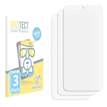 Vorderseite einer Produktverpackung mit dem Markenlogo BROTECT. Daneben ist der zugehörige Displayschutz.