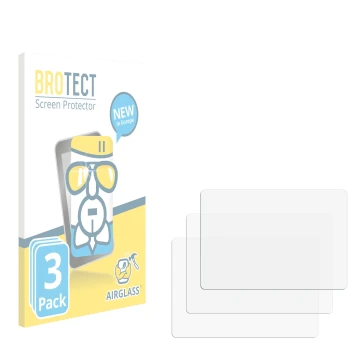 Vorderseite einer Produktverpackung mit dem Markenlogo BROTECT. Daneben ist der zugehörige Displayschutz.
