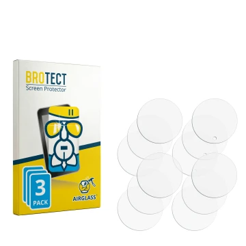Vorderseite einer Produktverpackung mit dem Markenlogo BROTECT. Daneben ist der zugehörige Displayschutz.