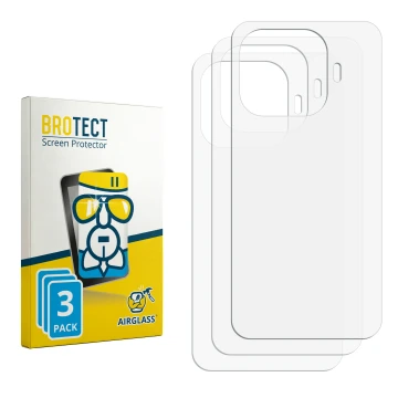 Vorderseite einer Produktverpackung mit dem Markenlogo BROTECT. Daneben ist der zugehörige Displayschutz.