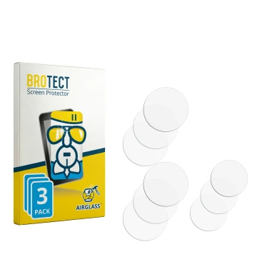 Vorderseite einer Produktverpackung mit dem Markenlogo BROTECT. Daneben ist der zugehörige Displayschutz.
