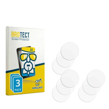 Vorderseite einer Produktverpackung mit dem Markenlogo BROTECT. Daneben ist der zugehörige Displayschutz.