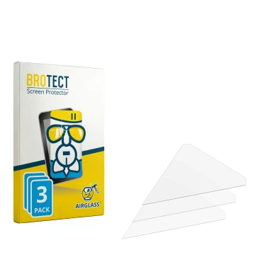 Vorderseite einer Produktverpackung mit dem Markenlogo BROTECT. Daneben ist der zugehörige Displayschutz.