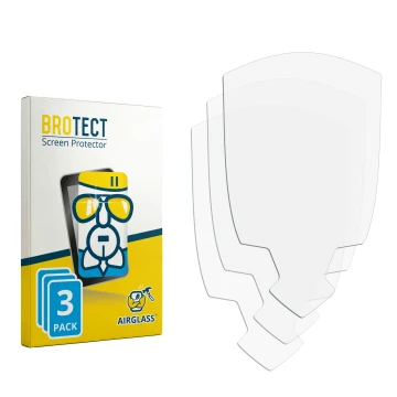 Vorderseite einer Produktverpackung mit dem Markenlogo BROTECT. Daneben ist der zugehörige Displayschutz.