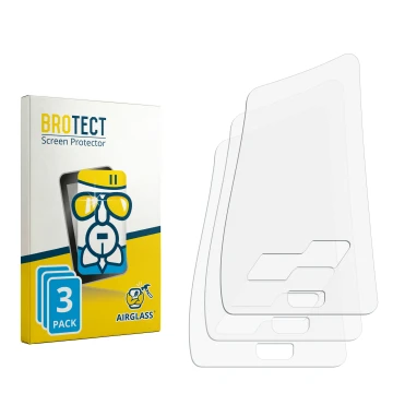 Vorderseite einer Produktverpackung mit dem Markenlogo BROTECT. Daneben ist der zugehörige Displayschutz.