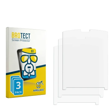 Vorderseite einer Produktverpackung mit dem Markenlogo BROTECT. Daneben ist der zugehörige Displayschutz.