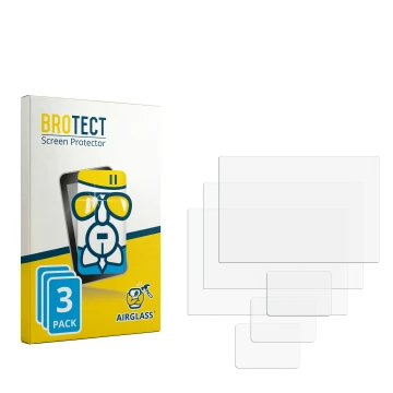 Vorderseite einer Produktverpackung mit dem Markenlogo BROTECT. Daneben ist der zugehörige Displayschutz.