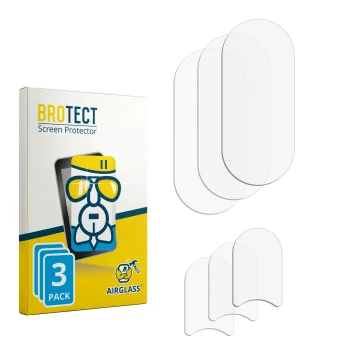 Vorderseite einer Produktverpackung mit dem Markenlogo BROTECT. Daneben ist der zugehörige Displayschutz.